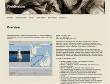 Tablet Screenshot of fieldhelper.org